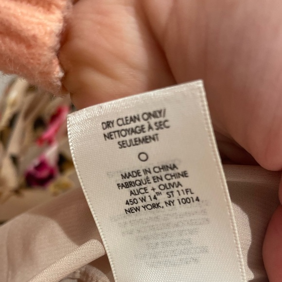 NWT- Alice + Olivia floral wrap dress - Picture 10 of 16